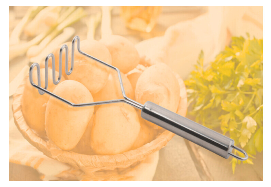 Smoother Purées, Fewer Strokes – Curved Wire Masher