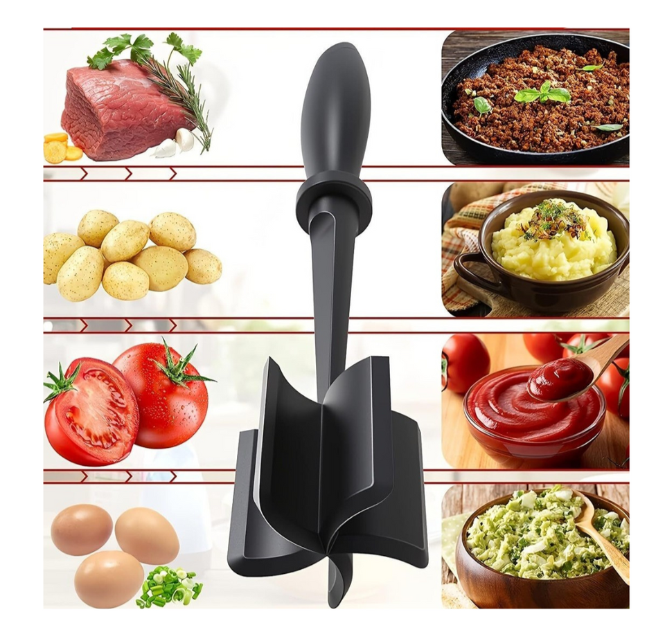 Versatile Meat Processor & Potato Crushing Tool – The Ultimate Kitchen Companion
