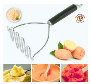 Smoother Purées, Fewer Strokes – Curved Wire Masher