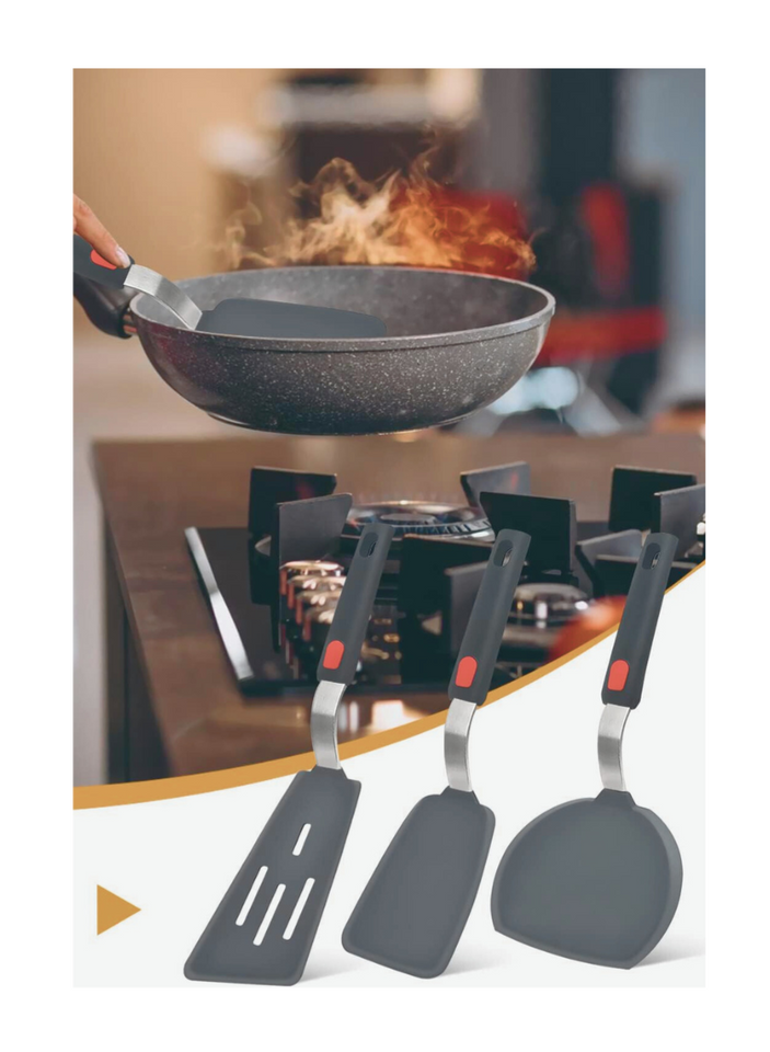 The Ultimate Food Turners for Every Kitchen (3 piece)