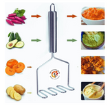 Smoother Purées, Fewer Strokes – Curved Wire Masher