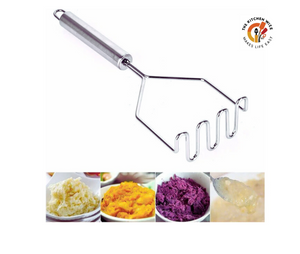 Smoother Purées, Fewer Strokes – Curved Wire Masher