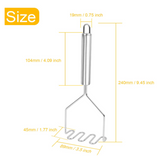 Smoother Purées, Fewer Strokes – Curved Wire Masher