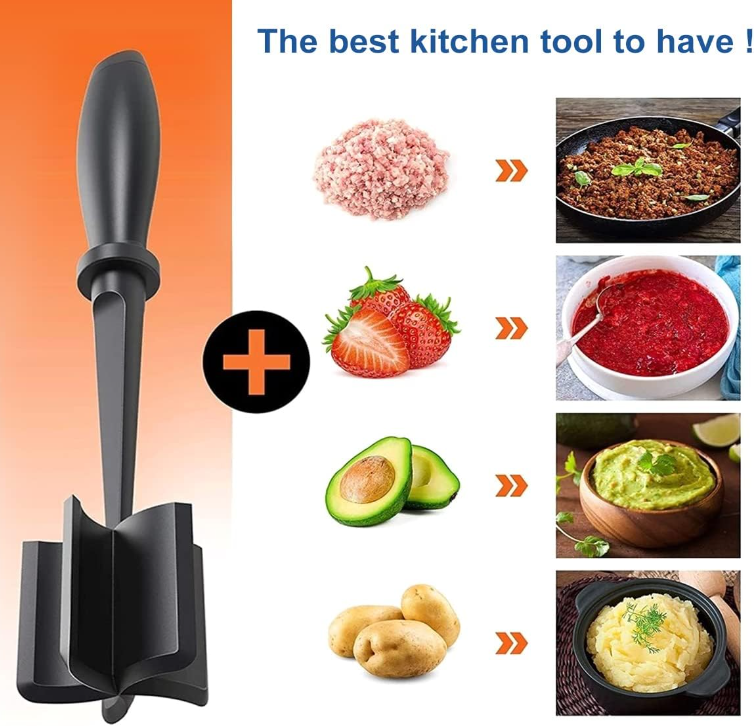 Versatile Meat Processor & Potato Crushing Tool – The Ultimate Kitchen Companion