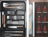 Durable Kitchenware Tray: Compact Organizer for Tidy Kitchen Drawers