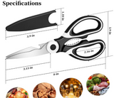 Heavy Duty Kitchen Shears for Precise Cutting