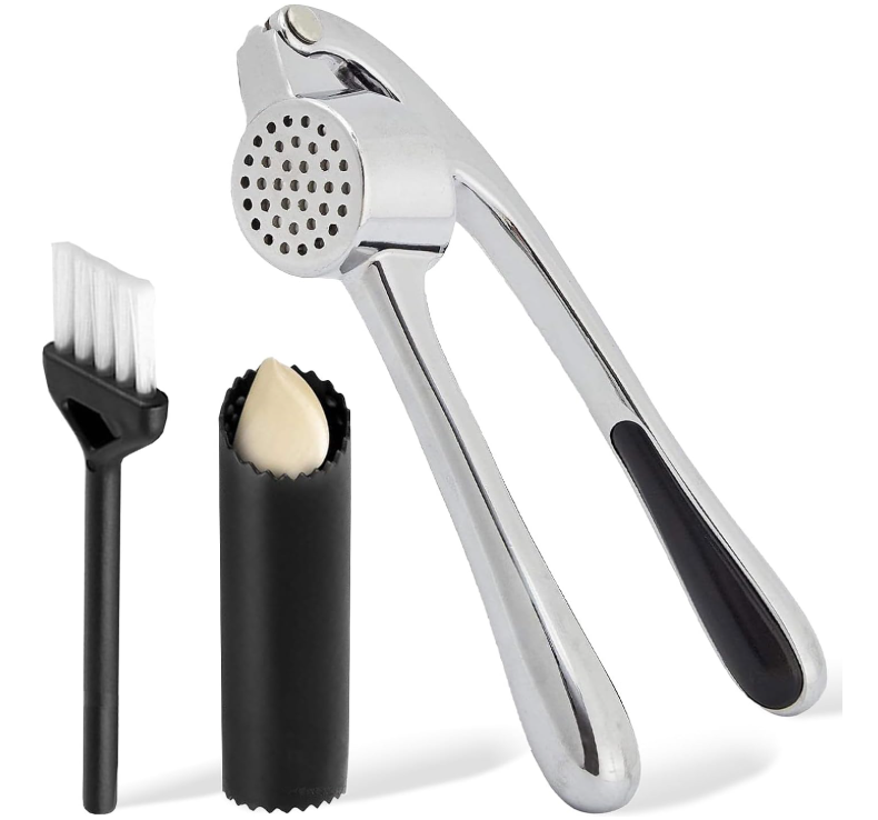 Durable Stainless Steel Garlic Mincer for Effortless Crushing