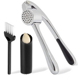 Durable Stainless Steel Garlic Mincer for Effortless Crushing