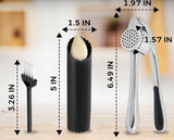 Durable Stainless Steel Garlic Mincer for Effortless Crushing