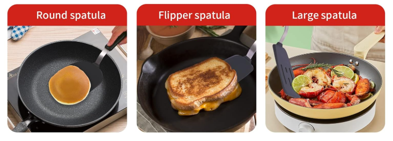 The Ultimate Food Turners for Every Kitchen (3 piece)