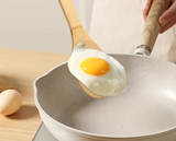 Wooden Cooking Spoons Set – Premium Nonstick Wooden Utensils, 6-Piece Wood Spatula Set for Cooking and Stirring