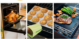 Non-Stick Silicone Baking Sheets – 3 Pack , Ideal for Cookies, Pastries & Roasting