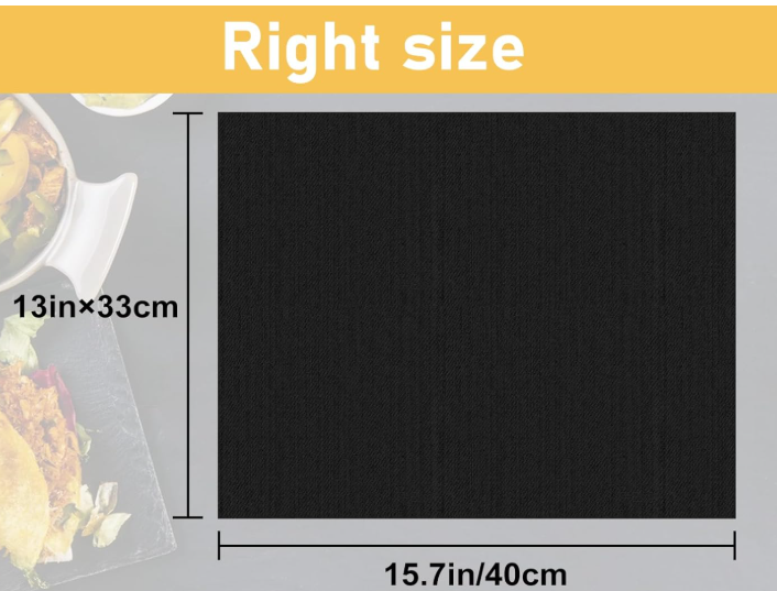 Non-Stick Silicone Baking Sheets – 3 Pack , Ideal for Cookies, Pastries & Roasting