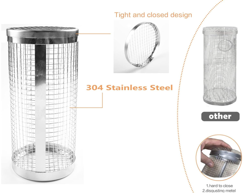 Rotisserie Grill Basket: Ideal for Even Cooking and Grilling