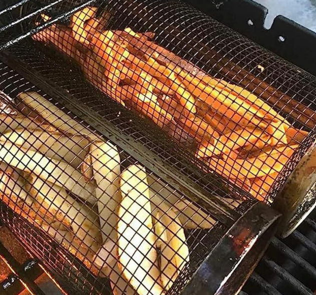 Rotisserie Grill Basket: Ideal for Even Cooking and Grilling