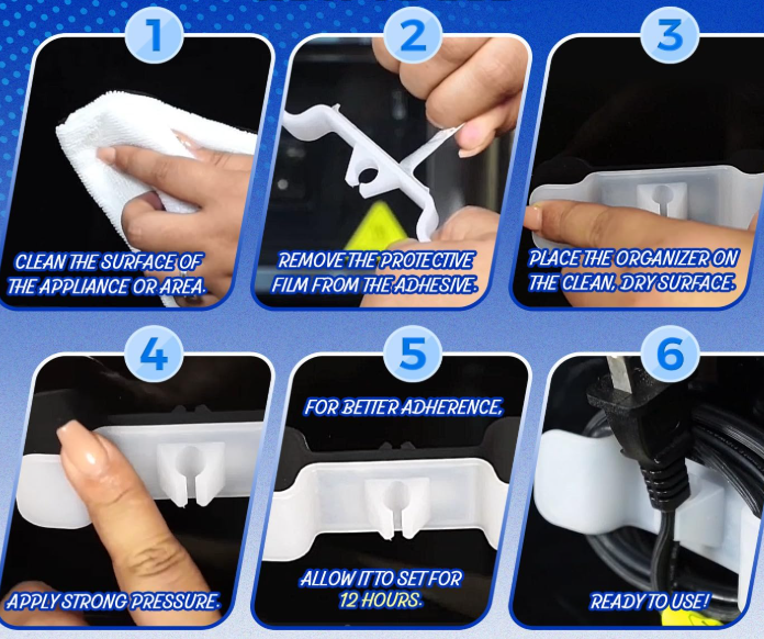 Efficient Cable Organizer for a Clutter-Free Space