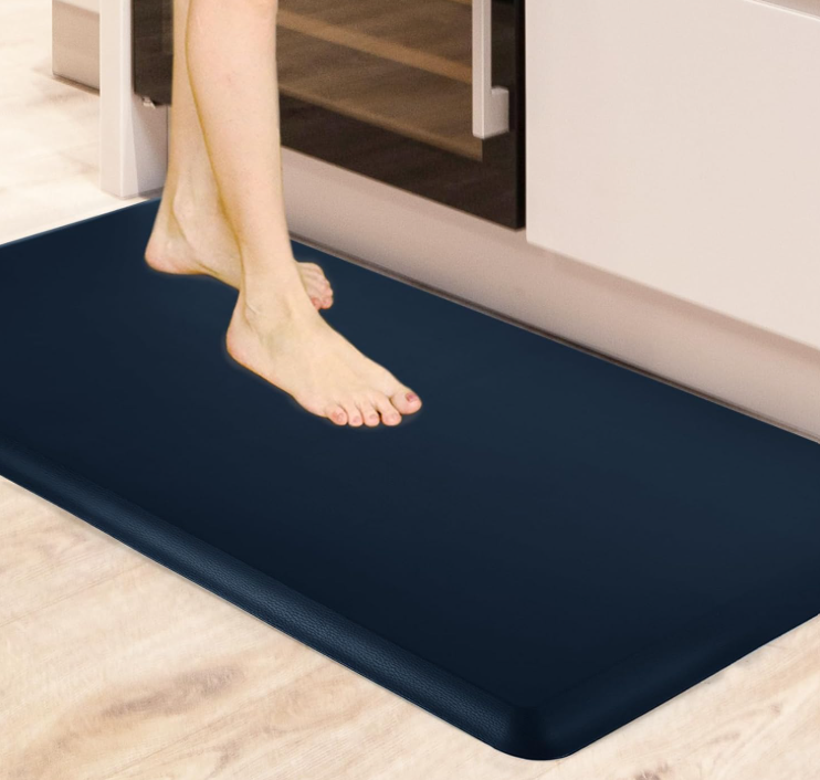 Premium Non-Slip Kitchen Mat 1/2" Thick for Slip-Free Cooking
