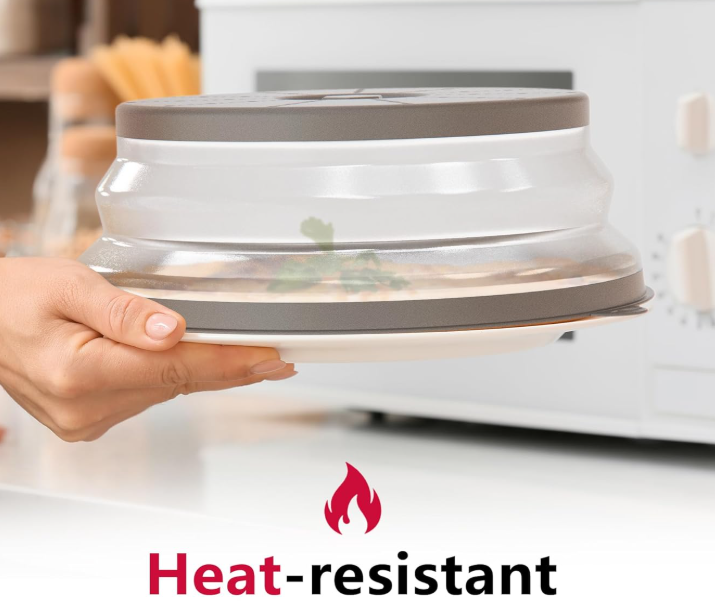 Multi-Use Splatter Protector with Colander