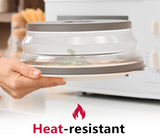 Multi-Use Splatter Protector with Colander