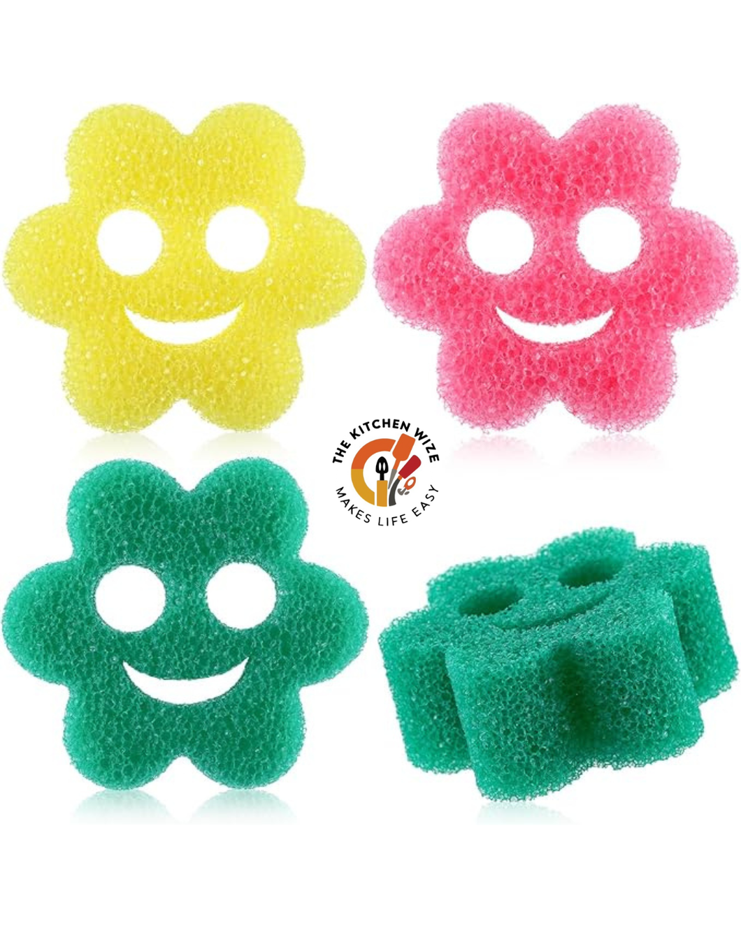 Multi-Purpose Kitchen Scrubber – Durable, Reusable Dish and Surface Cleaner