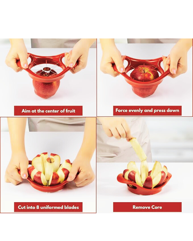 Dual-Function Push Slicer – Slice & Core in One Press