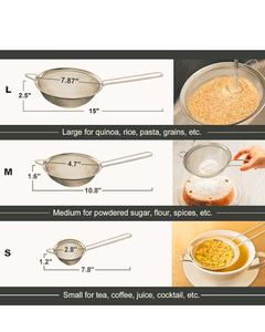 Professional Fine Gauze Strainers – Ideal for Chefs & Home Cooks