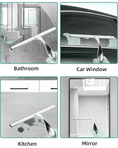 Durable Window Blade for Streak-Free Cleaning with 2 Adhesive Hooks