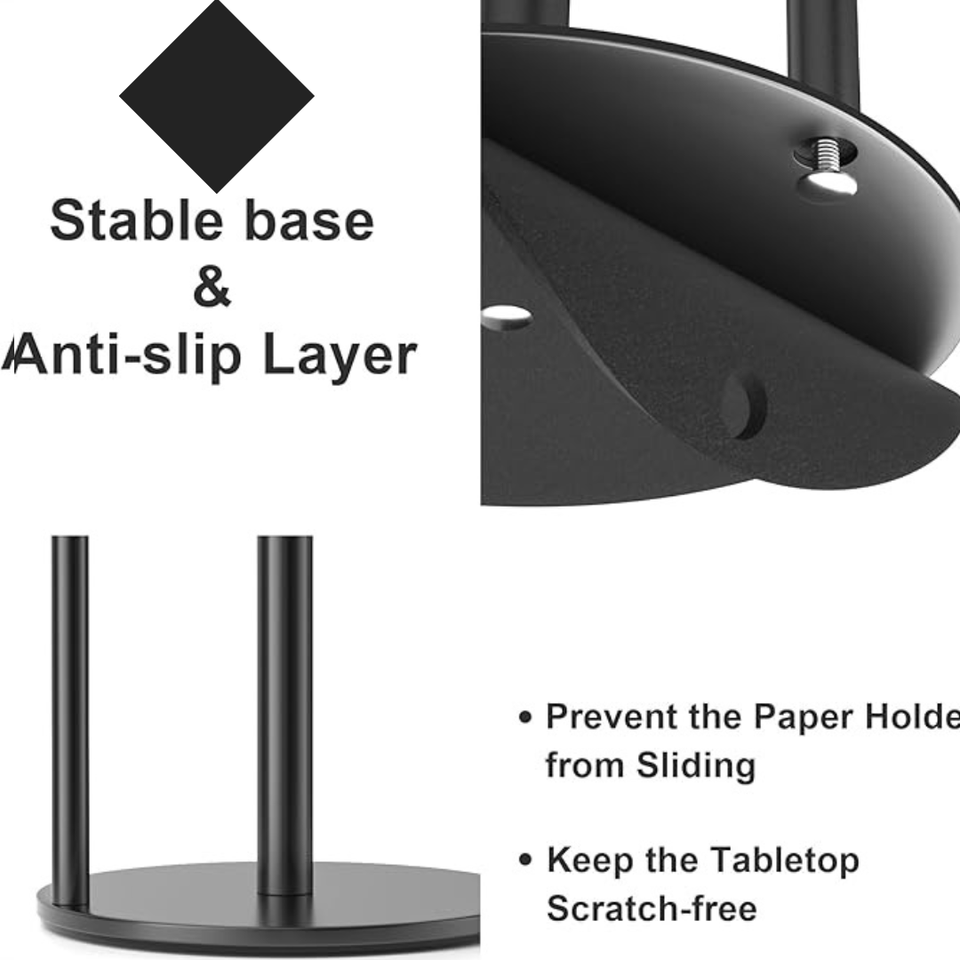 Elegant and Practical Metal Roll Holder