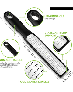 Compact All-in-One Grater and Zester for Quick Prep