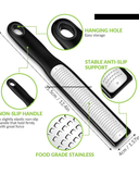 Compact All-in-One Grater and Zester for Quick Prep