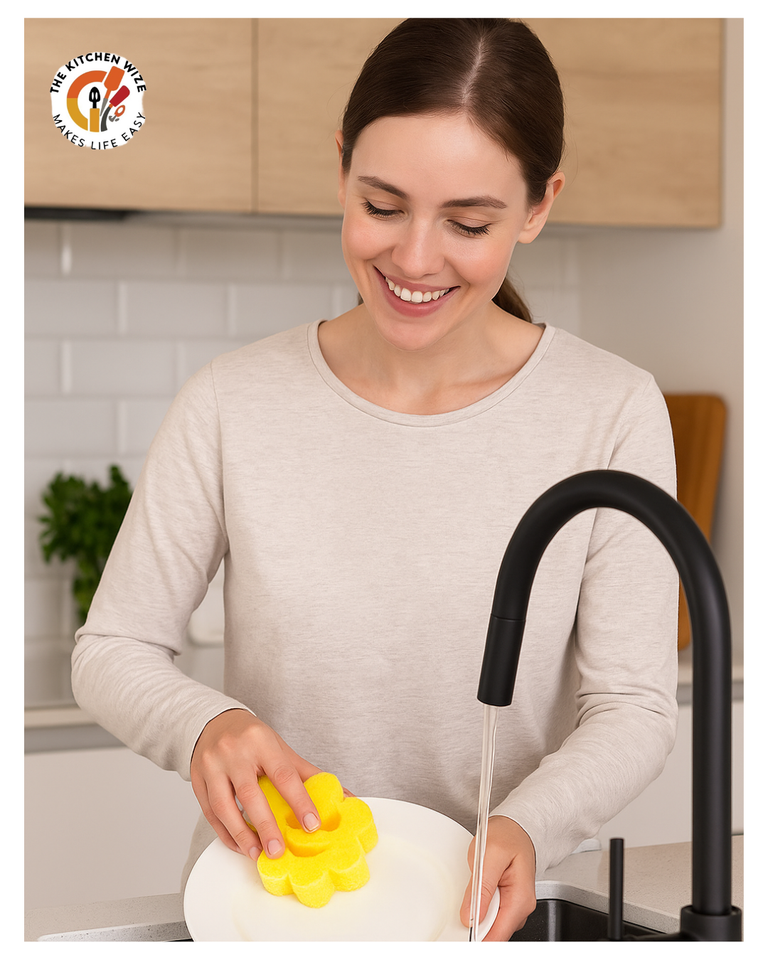 Multi-Purpose Kitchen Scrubber – Durable, Reusable Dish and Surface Cleaner