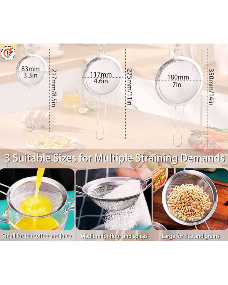 Professional Fine Gauze Strainers – Ideal for Chefs & Home Cooks