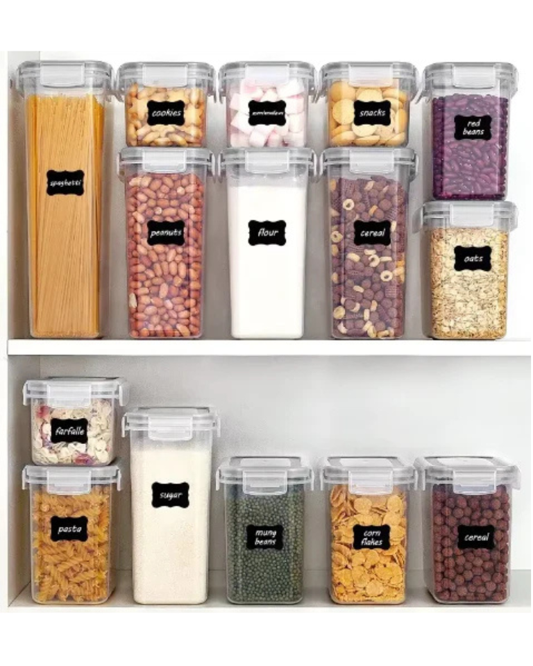 24-Piece Airtight Food Storage Set: Keep Your Pantry Fresh and Organized
