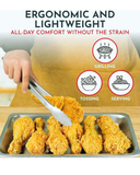 Durable Stainless Steel Tongs for Cooking and Serving